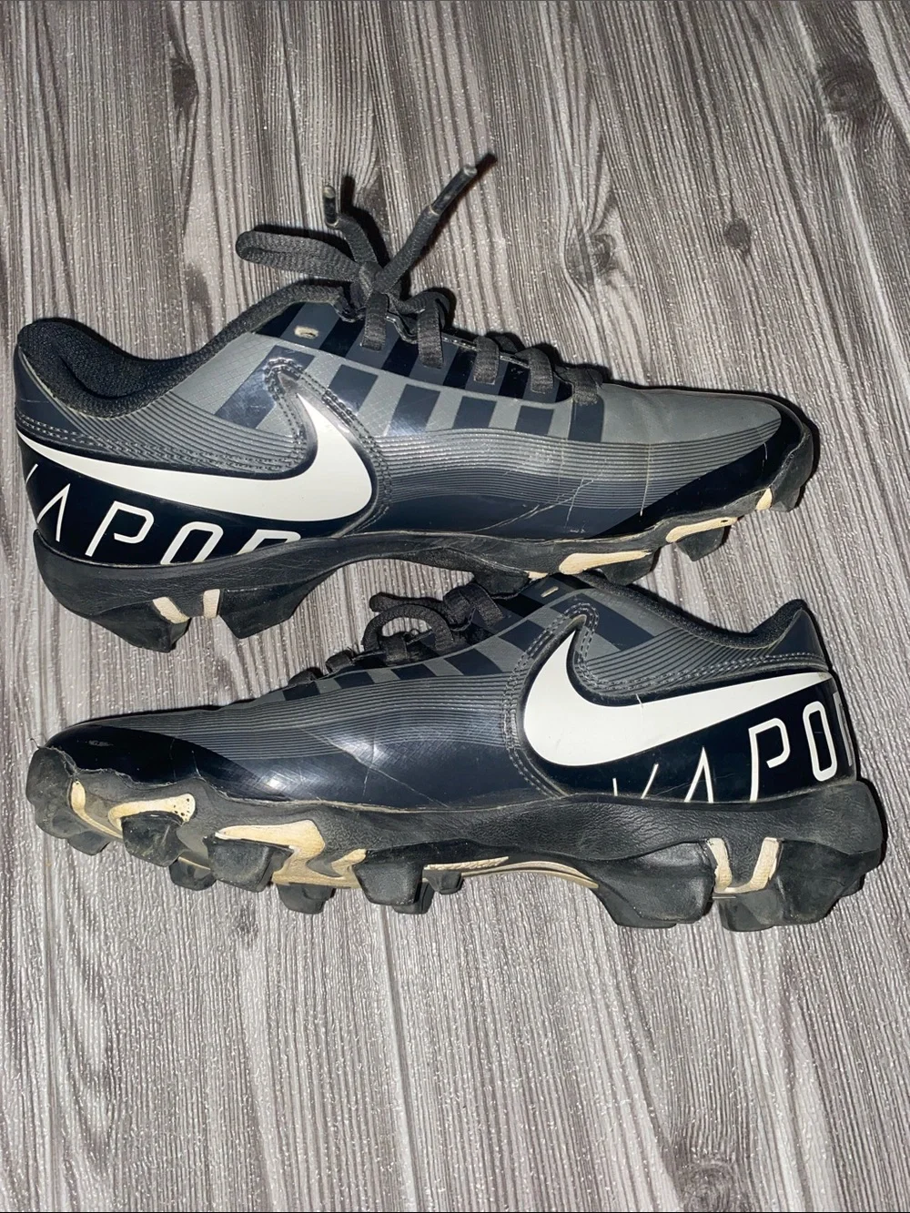 Nike Kids Vapor Edge Shark Cleats Size 5.5Y